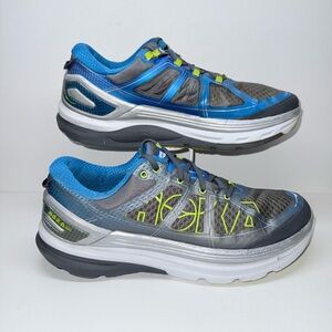 Hoka Men's Athletic Shoes in Blue and Gray